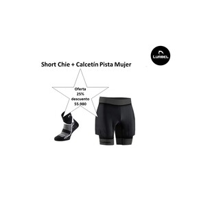 OFERTA PACK Short Chie y Calcetín Pista Mujer